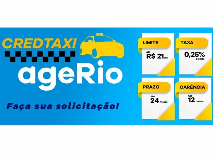 Agerio Lança Linha De Crédito Exclusiva Para Taxistas Do Estado Portal Ozk 0942